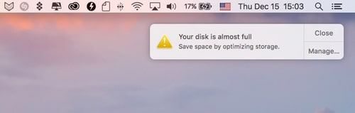 mac disk utility not enough space on device for requested operation